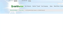 Tablet Screenshot of earthwisebags.com